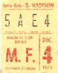 Ticket, 4-12-1975 (&copy; Mark Sturr)