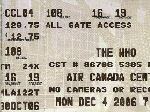 Ticket Toronto 2006 (&copy; Vic-Hamilton)