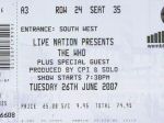 Ticket London 2007 Night #1 (Photo by Andy)