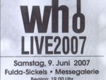 Ticket stub, Fulda 2007