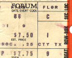 Ticket, 23.11.1973