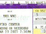 Ticket-Stub, Ford Center (thanks to Kevin)