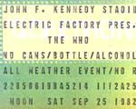 Ticket, 25.9.1982