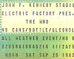 Ticket, 25.9.1982