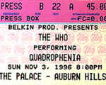 Ticket, 3.11.1996