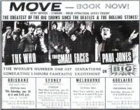 Promo Add for Australian Tour 1968