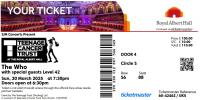 Ticket, London 30.03.2025