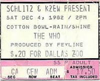 Ticket, 4.12.1982