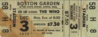 Boston 3 December 1973