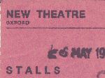 Ticket Stub, 6-5-1974 (&copy; Steve Griffiths)